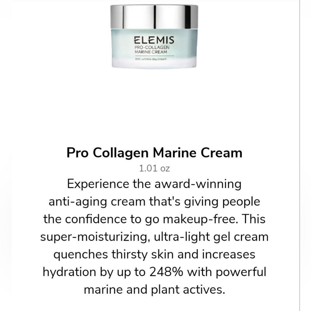 ELEMIS pro-collagen marine anti aging day cream NEW IN BOX 30ml - Picture 3 of 8